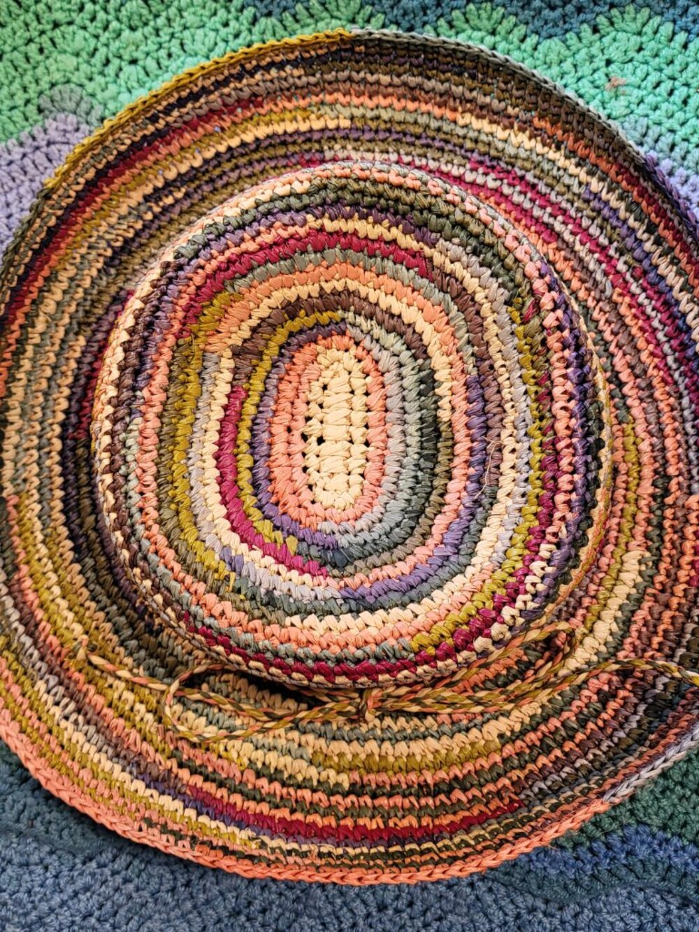 San Diego Hat Company 100% Raffia Colorful / Sun / Beach Vacation Summer Hat - Picture 2 of 12